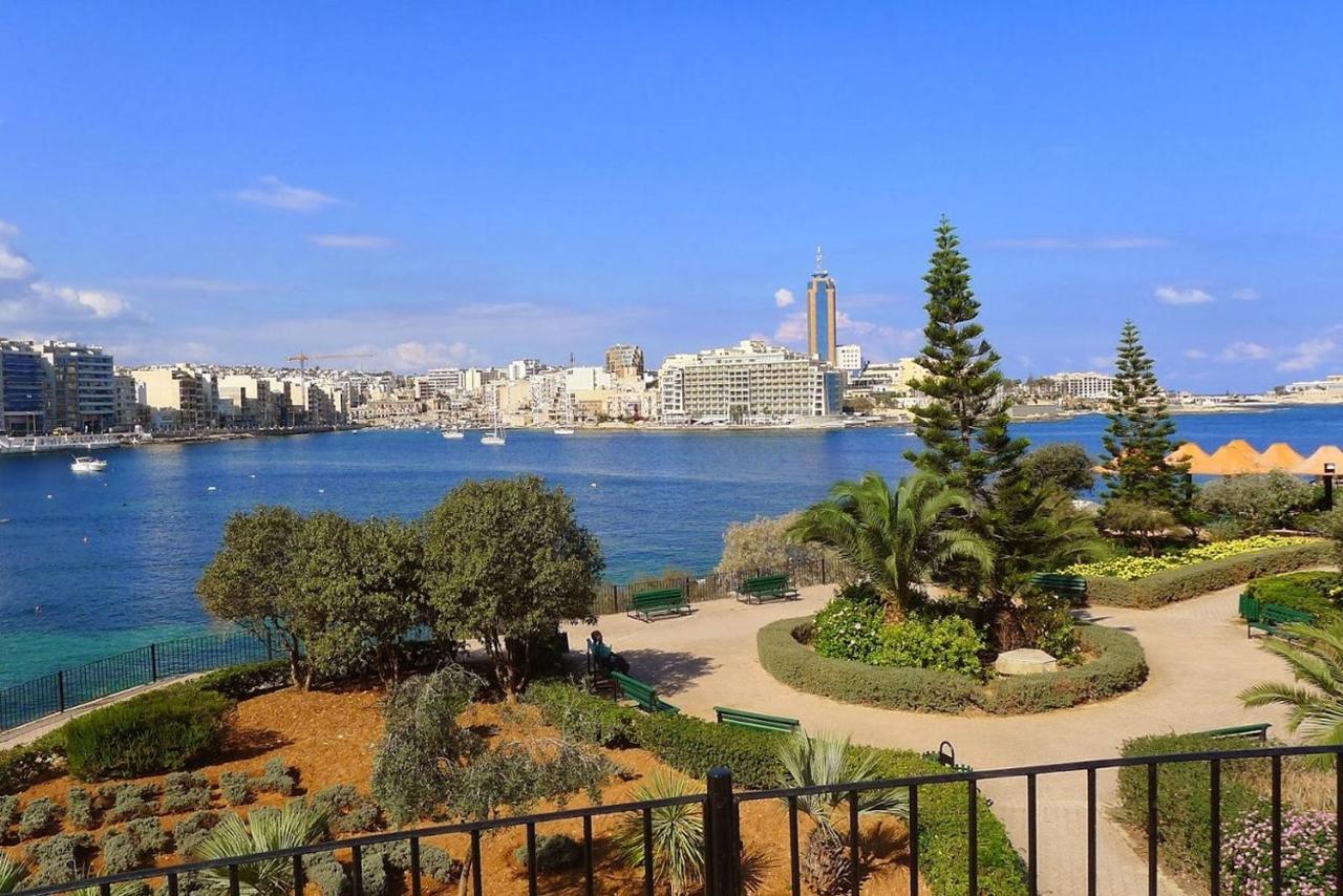 Luxury Apt W/ Side Seaviews And Pool, Top Location Sliema Extérieur photo
